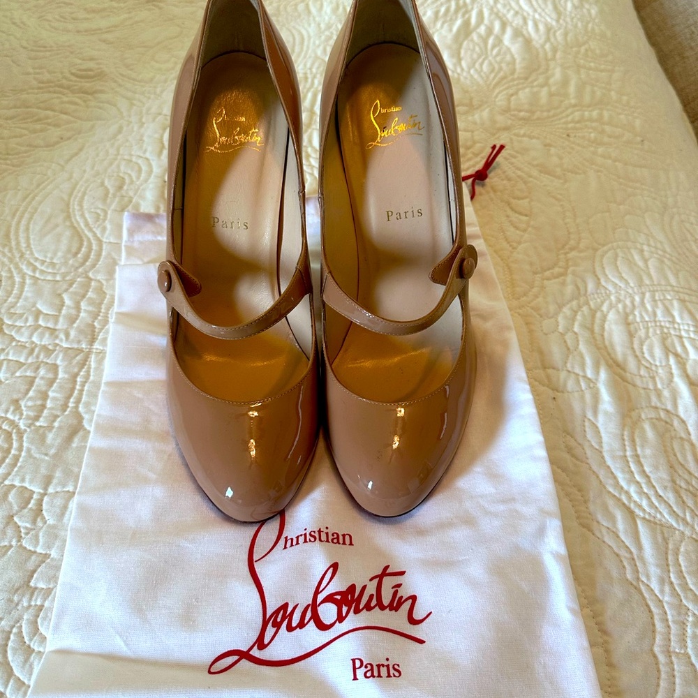 Christian Louboutin Charlene 100 Jazz Mary Jane Heels